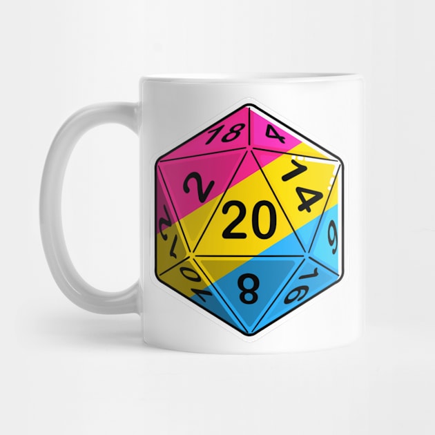 Pan Pride d20 by PaintbrushesAndPixels